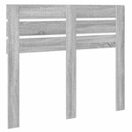 vidaXL Tête de lit Gris Sonoma 120 cm Bois d'ingénierie