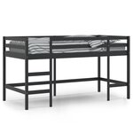 vidaXL Lit mezzanine enfants échelle 90x200 cm bois pin massif