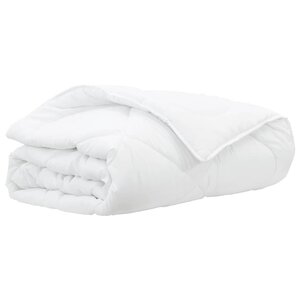 vidaXL Couettes & Duvets Blanc 200 x 220 cm Microfibre