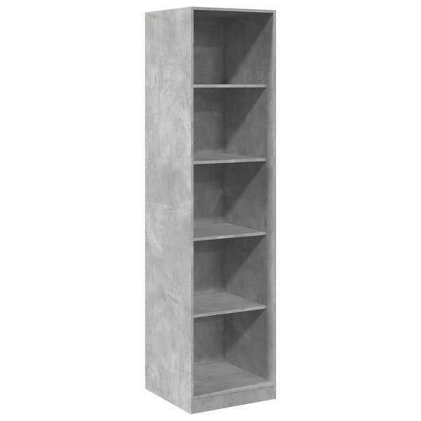 vidaXL Garde-robe Gris béton 50 x 50 x 200 cm Aggloméré
