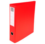 10 Classeurs rembordé PVC 4 anneaux en D en 3ème de couverture A4 maxi  couleur aléatoire EXACOMPTA
