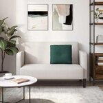 vidaXL Coussin de Dos Vert foncé 50 x 19 x 45 cm tissu