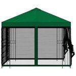 vidaXL Abri de jardin avec parois 3 x 3 m Vert Polyester et Acier