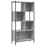 vidaXL Bibliothèque sonoma gris 72x28x172 cm bois d'ingénierie