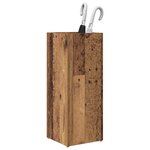 vidaXL Porte-parapluie Bois ancien 25 x 24 5 x 64 cm Bois d'ingénierie