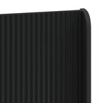 vidaXL Tête de lit Noir PB