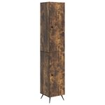 vidaXL Ensemble de Meubles 2 Pièces Chêne fumé Bois d'ingénierie