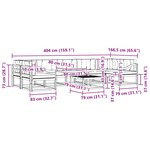 vidaXL Ensemble de canapés d'extérieur 6 pc Blanc et gris clair