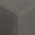 vidaXL Canapé-lit pliable Gris clair 120 x 60 x 49 cm Tissu