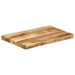 vidaXL Dessus de table bord vivant 70x40x2 5 cm bois de manguier brut