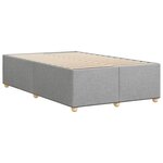 vidaXL Cadre de lit sans matelas gris clair 120x200 cm tissu