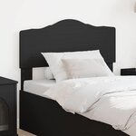 vidaXL Tête de lit avec tête de lit Chêne noir 80 cm Bois d'ingénierie