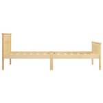 vidaXL Cadre de lit sans matelas bois de pin massif 90x200 cm