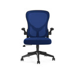 Q-connect chaise bureau rotative - Nylon maille - Max. supporte 130kg - Bleu