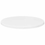 vidaXL Plateau de table Blanc brillant 30 x 30 x 1.5 cm