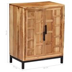 vidaXL Buffet Bois d'acacia solide 60x35x76 cm Marron