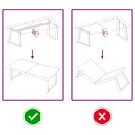 vidaXL Étagère murale 120x50x(2-4) cm bois de chêne massif non traité