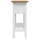 vidaXL Table console BODO marron 91x35x74 cm bois de pin massif