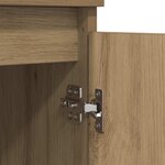 vidaXL Buffets 2 Pièces Chêne artisanal 60 x 35 x 70 cm Bois d'ingénierie