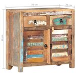 vidaXL Buffet 70x30x68 cm Bois de récupération solide