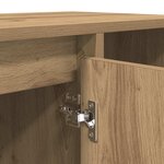 vidaXL Meuble TV Chêne artisanal 100 x 35 x 55 cm Bois d'ingénierie