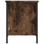 vidaXL Meuble TV avec portes chêne sonoma 60x35x45cm bois d'ingénierie