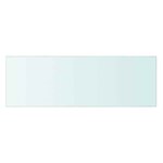 vidaXL Panneaux d'étagère 2 Pièces Verre Transparent 60x20 cm