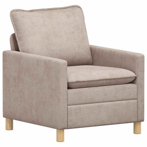 vidaXL Canapé Beige 76 x 81 x 87 5 cm Polyester