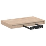 vidaXL Étagères flottantes 2 Pièces 40x23 5x4 cm bois d'ingénierie