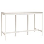 vidaXL Ensemble de bar 9 Pièces Blanc Bois de pin massif