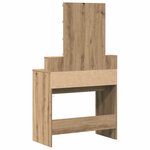vidaXL Coiffeuse chêne artisanal 80 x 41 x 144 5 cm Bois d'ingénierie