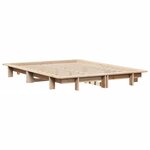 vidaXL Cadre de lit sans matelas 120x190 cm bois de pin massif