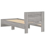 vidaXL Cadre de lit sans matelas avec lumières LED 75x190 cm