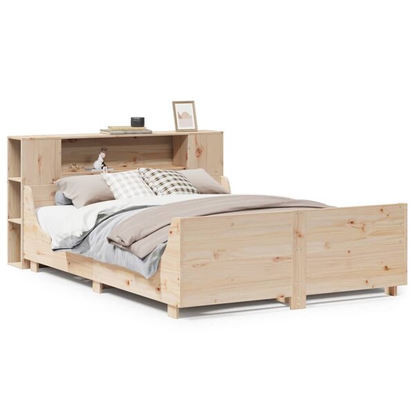 vidaXL Cadre de lit sans matelas 160x200 cm bois massif de pin