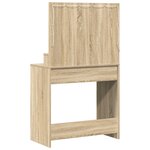 vidaXL Coiffeuse Chêne sonoma 79 x 41 x 135 cm Bois d'ingénierie