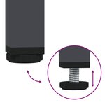 vidaXL Meuble TV anthracite 101 5x39x43 5 cm acier laminé à froid