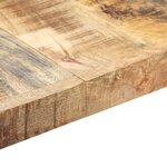 vidaXL Table à manger 180x90x76 cm Bois de manguier massif