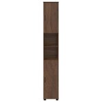 vidaXL Meuble de salle de bain haut Chêne marron 30 x 35 x 192 cm