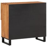 vidaXL Buffet 80x34x75 cm bois d'acacia massif
