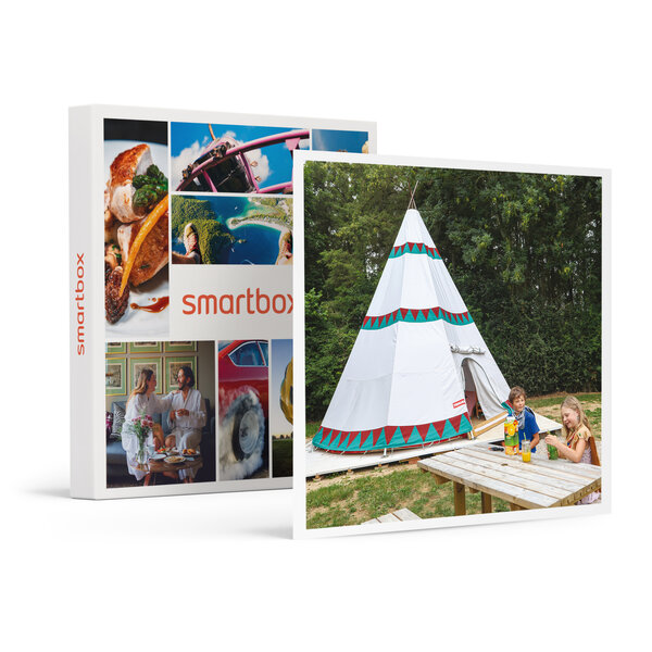 SMARTBOX - Coffret Cadeau Séjour insolite en famille : 2 jours en tipi ou en tente perchée près d'Abbeville -  Séjour