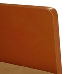 vidaXL Fauteuil avec accoudoirs marron 55 cm velours