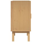 vidaXL Meuble sous lavabo 114x43x73 5 cm en bois de pin massif