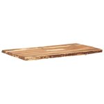 vidaXL Dessus de table Bois d'acacia massif 118x(50-60)x3 8 cm