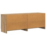 vidaXL Armoire de lit 2 Pièces Chêne artisanal 66 x 35 x 48 cm