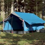vidaXL Tente de camping 2 personnes bleu imperméable