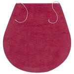 vidaXL Jeu de tapis de salle de bain 3 Pièces Tissu Fushsia