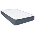 vidaXL Matelas de sommier à lattes 190x140x20 cm mi-doux tissu