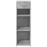 vidaXL Buffet gris béton 30x42 5x93 cm bois d'ingénierie