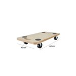 Pack and Move - Kit levier soulève Meubles - 2 Chariot Roulettes 150 kg - Lève Porte 100 KG - Pour meubles lourds - Déplacer meubles et Portes
