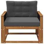 vidaXL Sofa de milieu extérieur Naturel